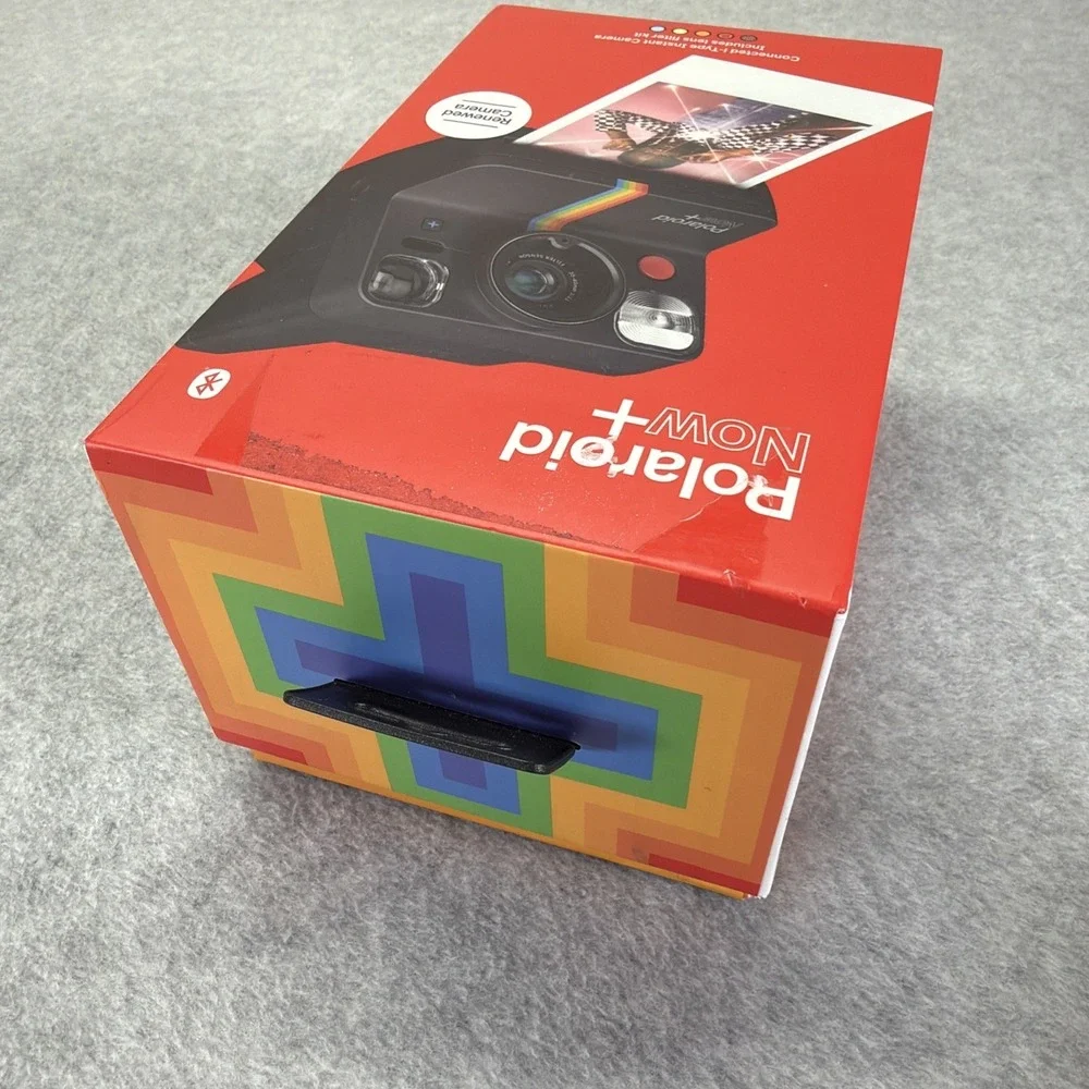 Refurbished Polaroid Now+ I-Type Instant Camera Black 9124